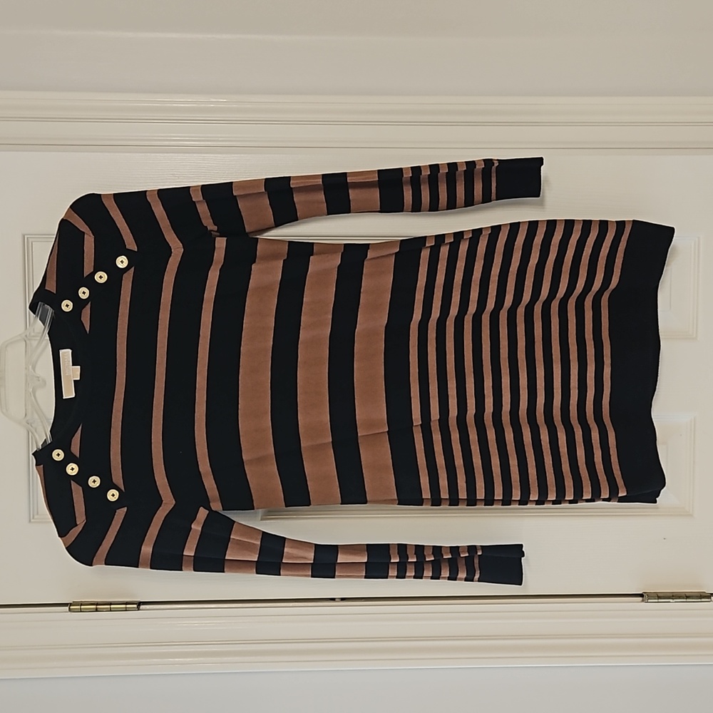 Michael Kors Sweater Dress - Brown & Black